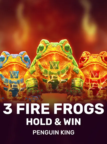 3 Fire Frogs: Hold & Win game tile